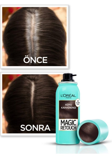 Loreal Paris L'oreal Magic Retouch Beyaz Kapatıcı Sprey Koyu Kahve 75 ml Kategori: Saç Spre fiyatları