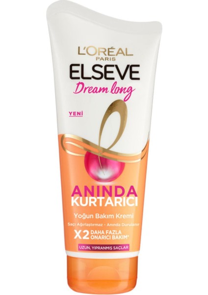 Loreal Paris Elseve Dream Long Anında Kurtarıcı Yoğun Bakım Kremi 180 ml Saç Krem