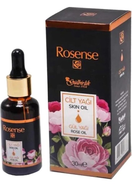 Yeni Cilt Bakım Yağı (Gül Yağı) 30 ml x 3 Adet