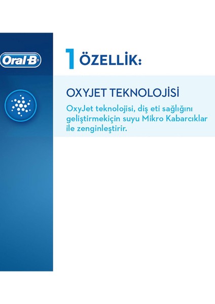 Oral-B Aquacare Oxyjet Sarj Edilebilir Ağız Duşu  Diş Beyazlatma Ürünü