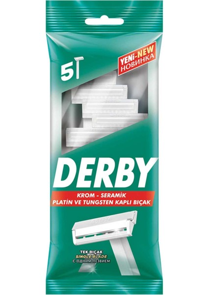 Tıraş Bıçağı 5'li Poşet Tek Bıçaklı 8691556000044 Tıraş Bıçağı