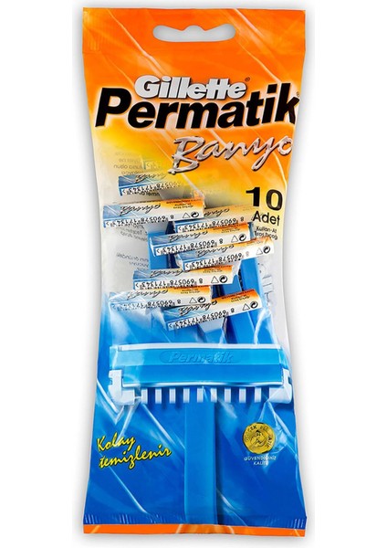 Banyo Kullan At Tıraş Bıçağı 10'lu Tıraş Bıçağı
