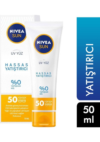 Sun Hassas Yatıştırıcı Yüz Kremi SPF50 50 ml 4005900612175 Vücut Güneş Kremi