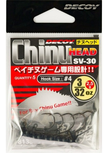 Sv-30 Chinu Jh Jig Head 3.5 G. - 2 No.