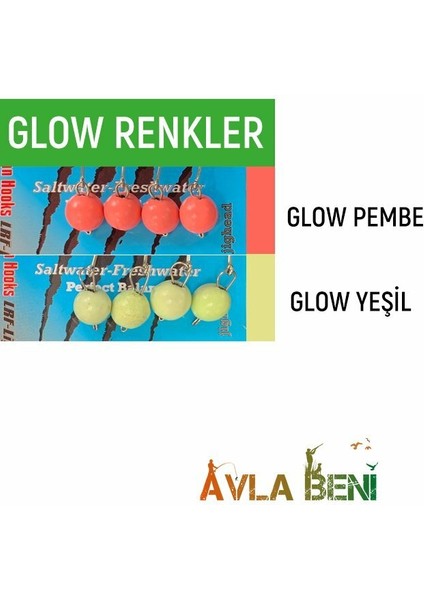 Düz Uv ve Glow Jig Head Yeşil Uv-3.5 G.-12 No.