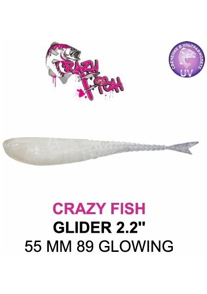 Crazy Fısh Glıder 2.2'' / 55 mm Sahte Silikon 59 fiyatları