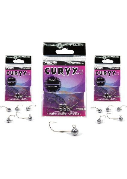 Curvy Jig Head 1.8 G. - 4 No.