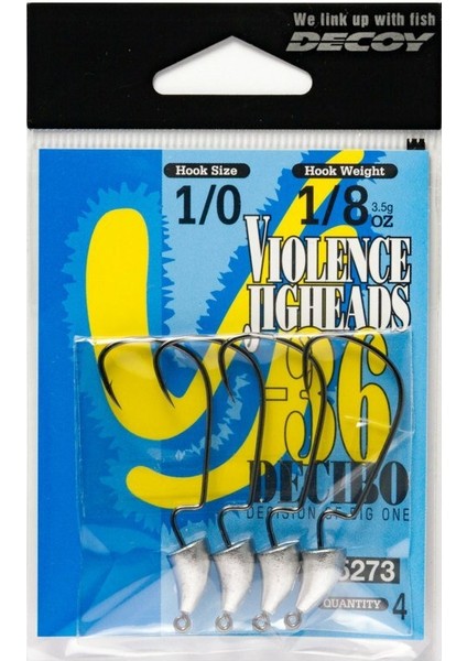 Vj-36 Violence Decibo Jig Head 2.5 G. - 1 No.