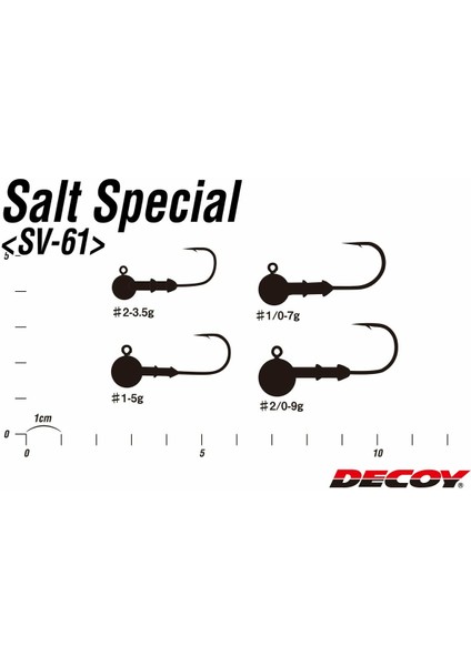 Sv-61 Salt Special Jig Head 7 G. - 1-0 No.