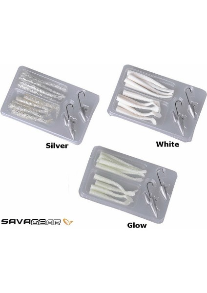 Lrf Micro Sandeel Kit 12 Adet(1+1.5+5) Suni Yem Silver (50345)