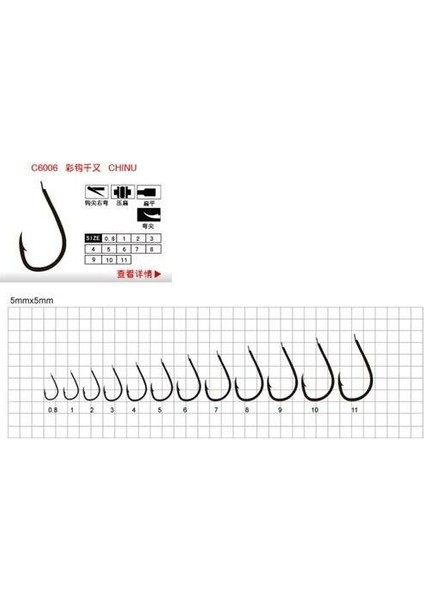Chinu Hand Ground Point Iğne (Japon Malı) 6