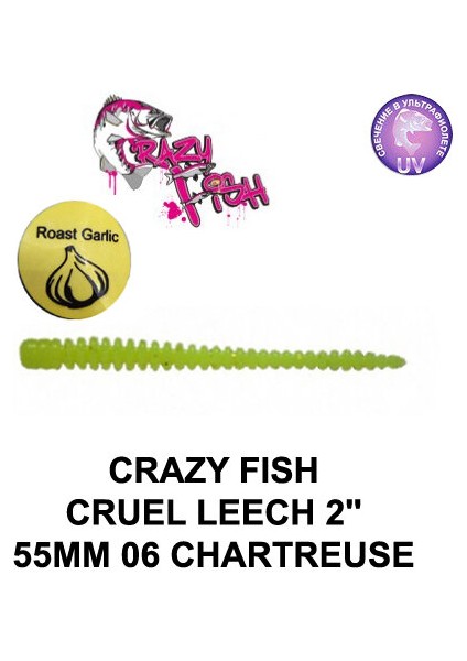 Crazy Fısh Cruel Leech 55 mm Sahte Silikon 04 fırsatları