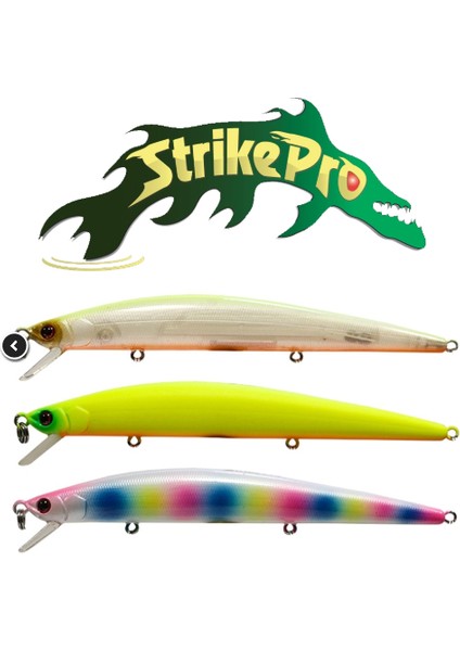 Strike Pro EG-145 F Slingshot Minnow 105 Serisi Suni Yem 005