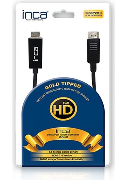 IDPH-18T Displayport To HDMI 1.8 mt