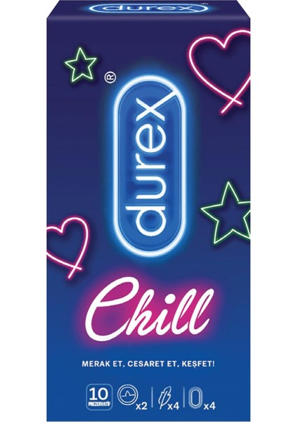 Durex Chill 10'lu Prezervatif Prezervatif