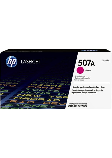 507A 6000 Sayfa Kapasiteli Kırmızı Toner CE403A