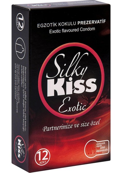 Silky Kiss  Silky Kiss Egzotik Kokulu 12'li Prezervatif  Prezervatif