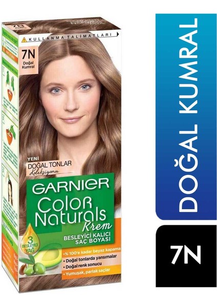 Garnier Color Naturals Doğal Kumral Saç Boyası 7n 3600541915824 Saç Boyası