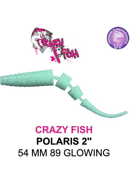 Crazy Fısh Polarıs 2 54 mm Sahte Silikon 64