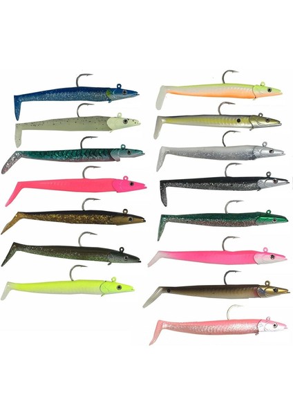 Sandeel 12.5 cm 23 gr 2+1 Adet Suni Yem Dirty Silver fiyatları