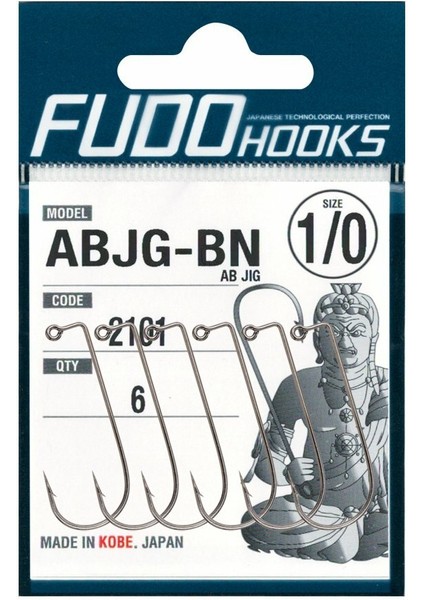 2101 Ab Jig Black Nikel Iğne 6 No.