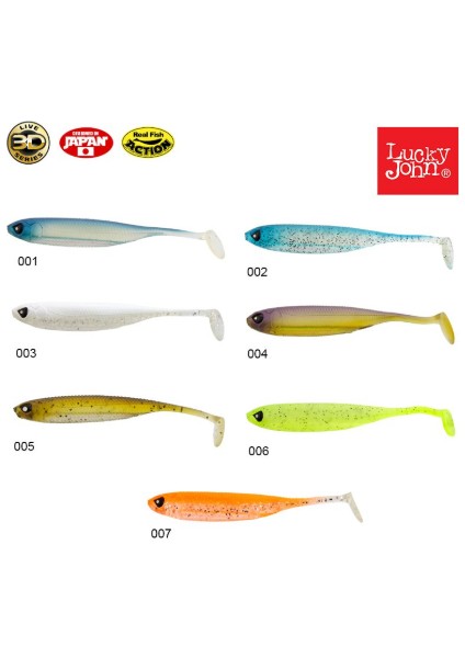Makora 3D Shad Tail 4'' Silikon Yem 002