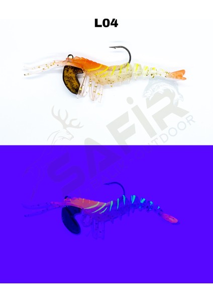 Manic Shrimp 3D Karides 7 Cm. Sahte Silikon L05 fiyatları
