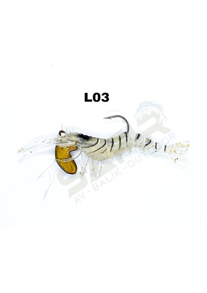 Manic Shrimp 3D Karides 7 Cm. Sahte Silikon L05 indirimleri
