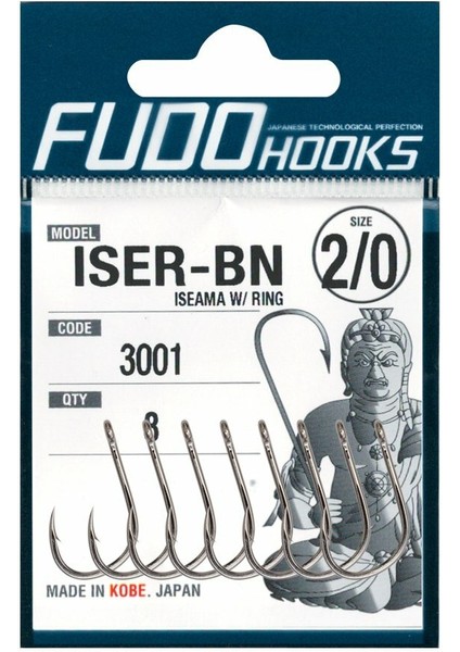 3001 Iseama Black Nikel Iğne 1-0 No.