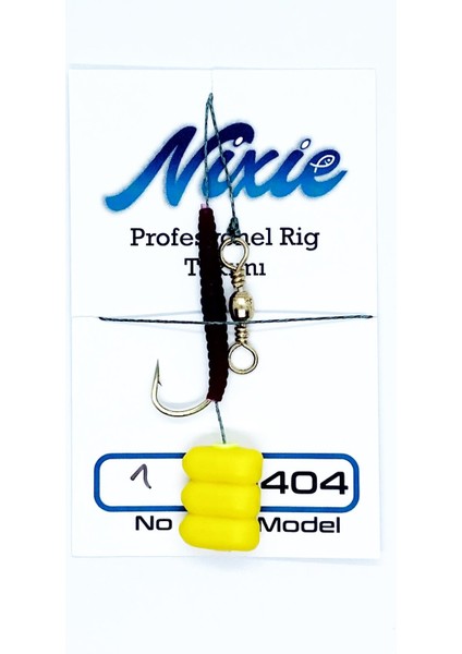 Nixie Profesyonel Sazan Rig Takımı Sarı-Elips-1 fırsatları