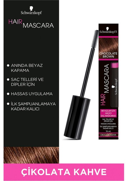 Schwarzkopf Saç Maskarası Çikolata Kahve Saç Boyası