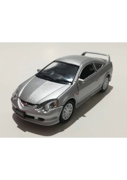 Honda Integra Type 1/36 Ölçek Çek Bırak Metal Model Oyuncak Araba Gri
