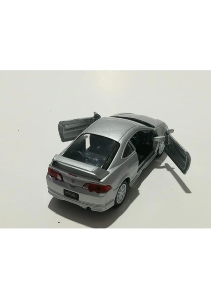 Honda Integra Type 1/36 Ölçek Çek Bırak Metal Model Oyuncak Araba Gri modelleri
