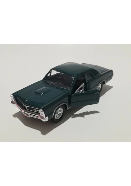 Pontiac Gto 1/36 Ölçek Çek Bırak Metal Model Oyuncak Araba Yeşil