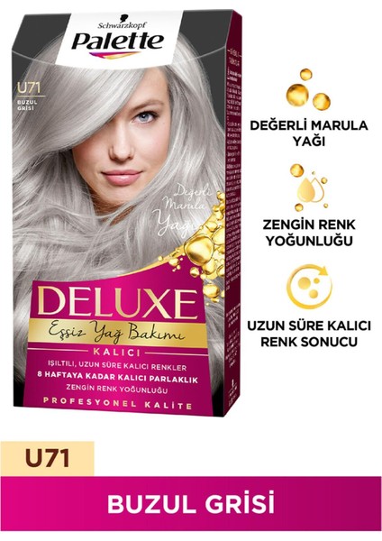 Deluxe Dp2 Live U71 Frosty Silver 115 ml Saç Boyası
