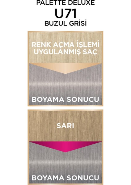 Deluxe Dp2 Live U71 Frosty Silver 115 ml Saç Boyası