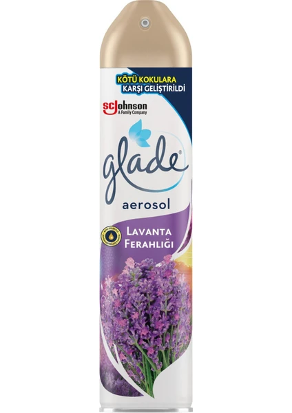 Marka: Glade Aerosol Oda Kokusu Lavanta Ferahlığı 300ML Kategori: Oda Kokusu