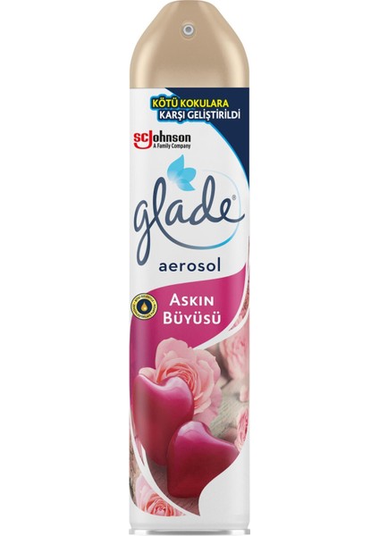 Marka: Glade Aerosol Oda Kokusu Aşkın Büyüsü 300ML Kategori: Oda Kokusu