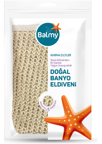 Doğal Banyo Eldiveni Sisal ve Pamuk Malzemeden Üretilmiş 1 Adet Yoğun Masaj Etkili fiyatları