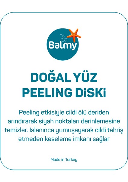 Doğal Kabak Peeling Disk 6'lı