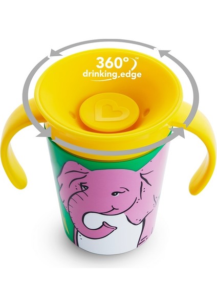 Mucize 360 Alıştırma Bardağı, Fil, 6 Ay+, 177 Ml, 1 Adet