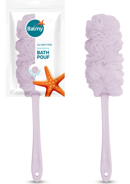 Saplı Banyo Lifi Pembe