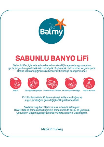 Ponpon Lif Seti + Saplı Lif x 3 + Sabunlu Lif x 3