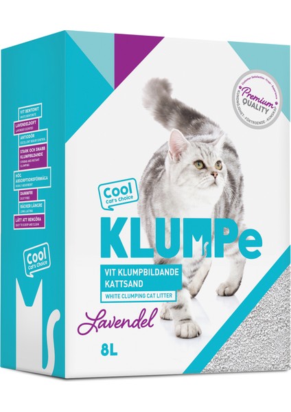 Lavantalı Beyaz Topaklaşan Kedi Kumu 8 Lt modelleri