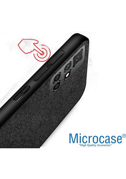 Xiaomi Redmi 10 Prime Fabrik Serisi Kumaş ve Deri Desen Kılıf modelleri