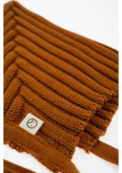 Örgü Cin Bere Kiremit Organik Pamuk