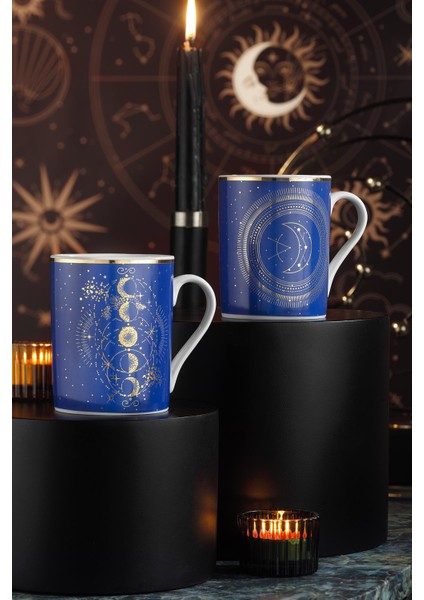 Kütahya Porselen Cosmic Love Forest 2 Parça Mug 11909