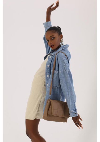 NP215 Renk Seçenekli Capitone Kadın Omuz Çantası