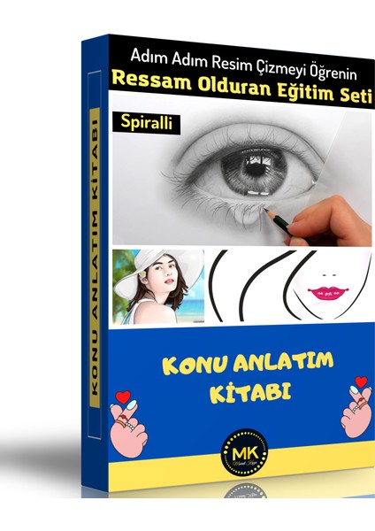 Enine Boyuna Eğitim Ressam Olduran Eğitim Seti (2 Kitap ve Çizim Defteri) fiyatları