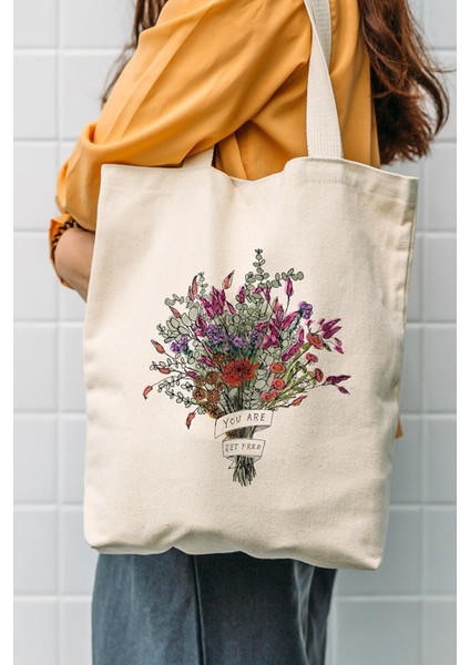 Kanvas You Are Set Free Bez Çanta C0606